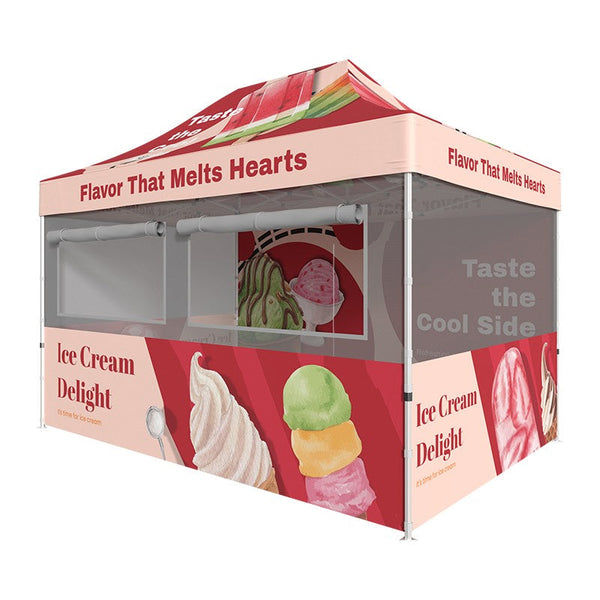Food Service Gazebo - Full Set Bundle 10x15 Feet