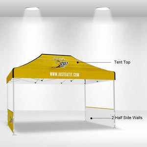 Advertising Gazebo 10x15 feet,  (3m x 4.5m) Professional Use 50mm Hex Frame