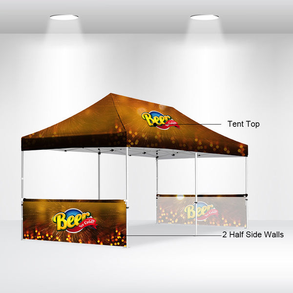 Advertising Gazebo 10x20 feet,  (3m x 6m) Standard Use 30mm Square Frame