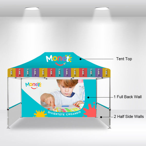 Advertising Gazebo 10x15 feet,  (3m x 4.5m) Commercial Use 40mm Hex Frame