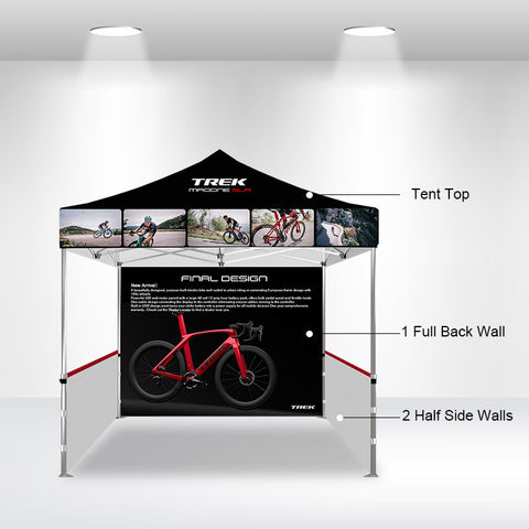 Advertising Gazebo 10x10 feet,  (3m x 3m) Professional Use 50mm Hex Frame